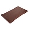 Dacasso Chocolate Brown Leatherette 34" x 20" Desk Mat without Rails PR-3433 - alternate 4